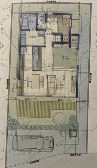 注文住宅で間取りを検討中です 土地面積45 54坪建築面積17 53坪延べ床面積 教えて 住まいの先生 Yahoo 不動産