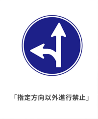 指定方向以外進行禁止標識のある道路で転回禁止で5000円の罰 Yahoo 知恵袋