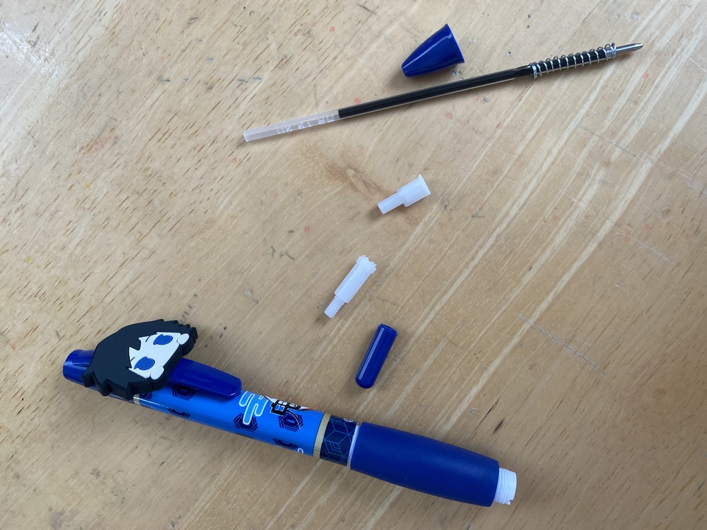 ボールペンが分解して潰れてしまいました。。。どうやったら直せ