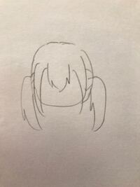 つむじの描き方がわかりませんこの髪の毛につむじを描いて欲しい Yahoo 知恵袋