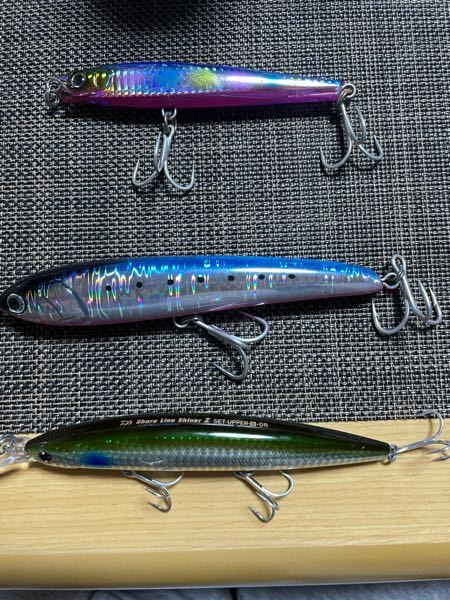 【青物ルアー】激投ジグ　セットアッパー　ラピード　フラペン　モンスターショット他 現在こちらの3種類のプラグを持っているのですが、ラピードはトップ