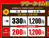 カラオケマック 下北沢店について フリータイムの値段が200円とのことなのですが、コースの追加必須というのはどういう意味ですか？