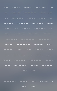 これってモールス信号ですか もしそうだとしたらなんて書いてあるか教えて Yahoo 知恵袋