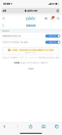 Pixivでr18も見れるように設定したいんですけど これ画 Yahoo 知恵袋