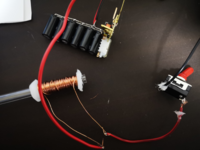 コイルガンを写ルンで 制作しています コンデンサーを3から6個に増やし Yahoo 知恵袋