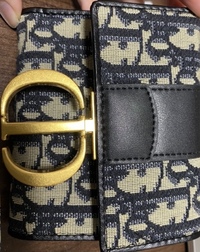 Diorの財布について質問です。
この財布を見たことありますか？？
ネットで探してもこの型が出てこないので、、 