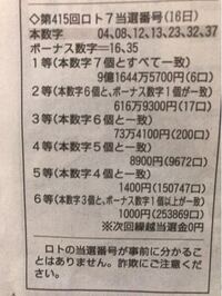 宝くじのロト６やロト７は 本当に一般購入者に億単位の当せん金は当たっている Yahoo 知恵袋