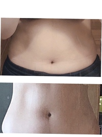 ウエスト何センチくらいに見えますか 下の画像 上の画 Yahoo 知恵袋