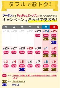 ヤフオクのクーポンに関して教えてください 今日4月25日は ペイ Yahoo 知恵袋