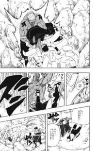 Narutoナルト漫画463話サスケと雷影との戦いで以下のようなシーン Yahoo 知恵袋