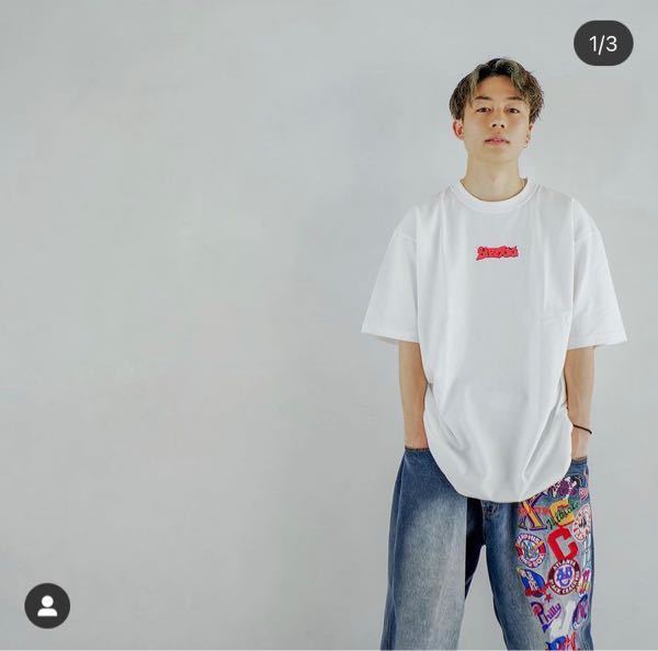 新品未使用】 w34 ジェフハミルトン NBA ワッペンデニムボトム バギー