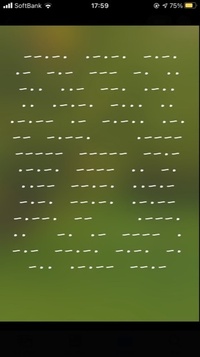 映像作品でのモールス信号は本物と誤認されないようにいい加減にやってると聞い Yahoo 知恵袋