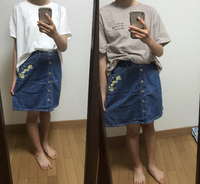 今日 部活の友達と遊ぶんですけど どちらの服を着ていこうか迷 Yahoo 知恵袋