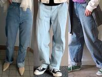 こういう感じのデニムって名前なんて言うんですかね ダボ Yahoo 知恵袋