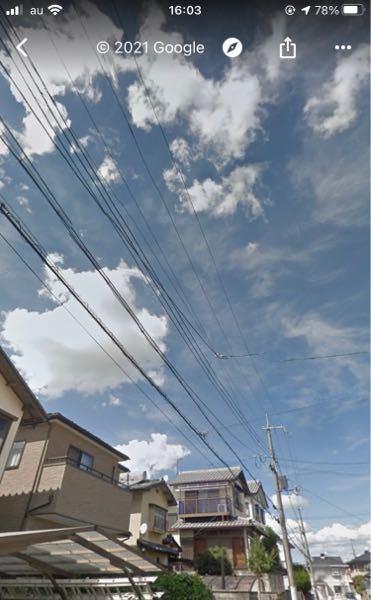 電線が多い気がするのですがこんなもんですか？古い住宅街だからでしょ 