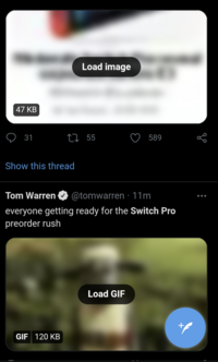 Twitterで画像 映像 Gifなどを見るときこのように Yahoo 知恵袋