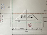 建築cad検定2級の練習 南立面図 をしています 入母屋の２ Yahoo 知恵袋