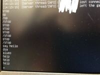 マイクラサーバーにコマンドを打てません Screenコマンドで抜けてい Yahoo 知恵袋