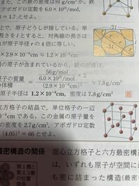 化学の体心立方格子について質問です 画像のような計算で Yahoo 知恵袋