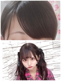 前髪を変えたいです 今は写真の上の前髪で かなり重めで 下の方のような Yahoo 知恵袋