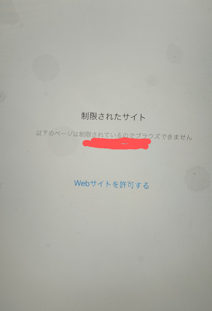 Ipadの子供向け設定 閲覧制限 についてipadのスクリー Yahoo 知恵袋