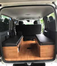 ハイエースs Glの荷台にコンパネを取り付けこれに床材を張り写真のよう Yahoo 知恵袋