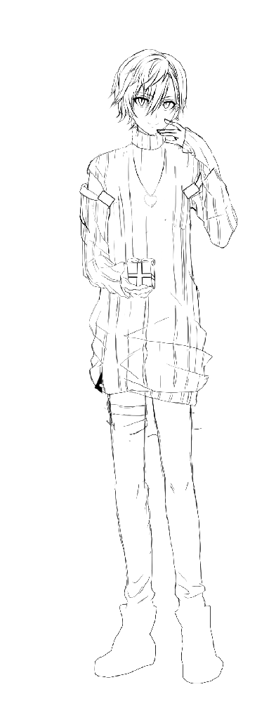 イラストの評価をお願いします 華奢な男の子のイラストを描いて Yahoo 知恵袋