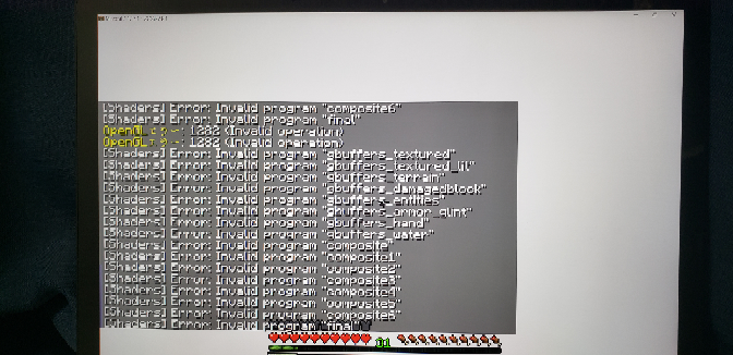 マインクラフトの影mod Seus を入れるとこのようにエラーが出て画 Yahoo 知恵袋