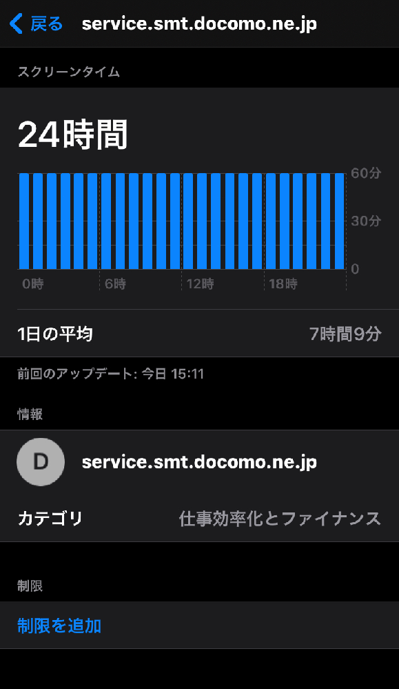 怪しいサイト 先日からスクリーンタイムが24時間で不審に思って確 Yahoo 知恵袋