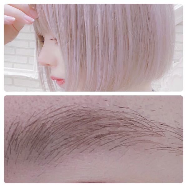 これくらいの明るい髪色にしたいのですが 眉毛はどうすればいい Yahoo 知恵袋