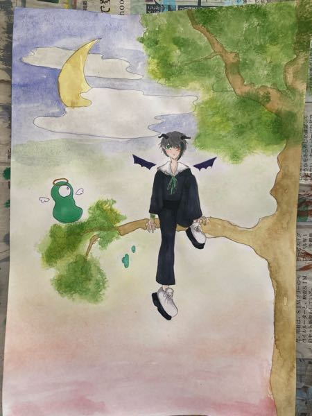 この絵 なんだか寂しい気がするので もっとこう付け加えたらい Yahoo 知恵袋