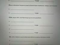 フランス語の問題で9と10の答えを教えていただきたいです よ Yahoo 知恵袋