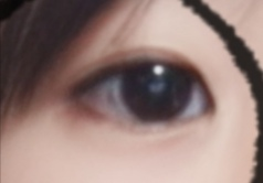 ⚠目のドアップ写真です(加工アプリで撮った写真)これは奥二重 