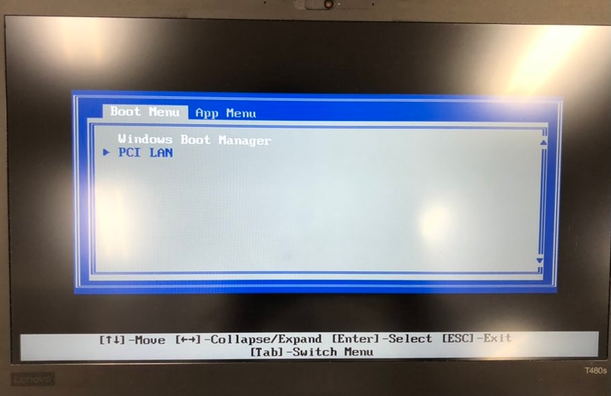 Boot menu pci lan что это