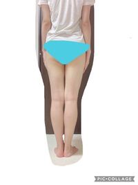 後ろ姿です 足太いでしょうか 身長は163です Yahoo 知恵袋