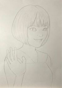 イラストを批評して下さい 広瀬すずちゃんを描きました Yahoo 知恵袋