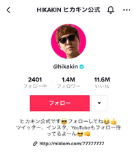 写真のようにフォローの隣にその人のインスタやtwitterに Yahoo 知恵袋