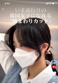 このような韓国ぽい顔まわりのおくれ毛は前髪ありの人でも似合い Yahoo 知恵袋