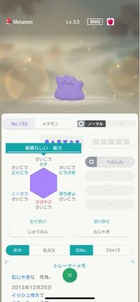 先程ポケモンホームのミラクル交換で流れてきたのですが 改造判定出来る方 Yahoo 知恵袋