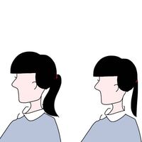 ポニーテールについての質問です 下の左の写真のように ふわっとポ Yahoo 知恵袋