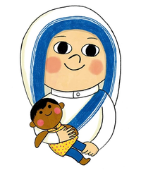 マザーテレサを描きました 鼻は描かない方が良いですか Yahoo 知恵袋