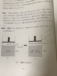 高校化学 気液平衡に関する質問です ピストン付きの容器の内部に Yahoo 知恵袋