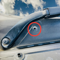 これの外し方を教えてください。

BMW-M135i(2014年式)です。
フロントガラス下部のモールがボロボロなので交換しようと思いました。
モール自体は既に手元にあります。 ついでにエアコンの外気導入口に異物が有れば清掃したいです。

多分赤丸部分を外さないといけないと思うのですが、イマイチ外し方が分かりません。
ご存じの方はお教え願います。
ワイパーも外さないとならない...