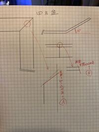 四方盆の作り方 角度について 図のa Bの角度の計算式を教えてく Yahoo 知恵袋