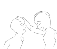 この画像みたいに 横向きで髪を鷲掴みにしている描写の漫画ってありません Yahoo 知恵袋