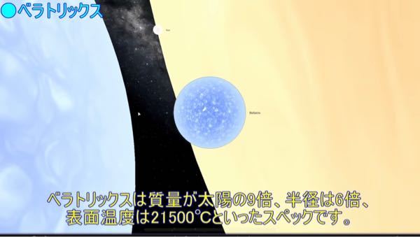 オリオン座のベラトリックスという星は 恒星の中では寿命は長い Yahoo 知恵袋