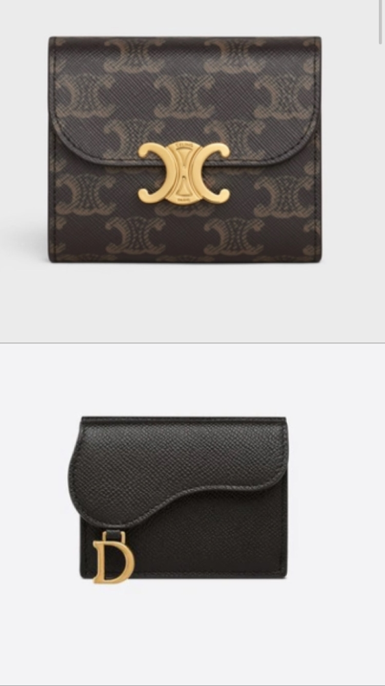 セリーヌかディオールの財布だったらどっちがセンスいいと思いますか？ 10代女子です