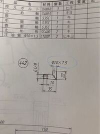 青線で囲んだところの意味教えてください 機械製図 Yahoo 知恵袋