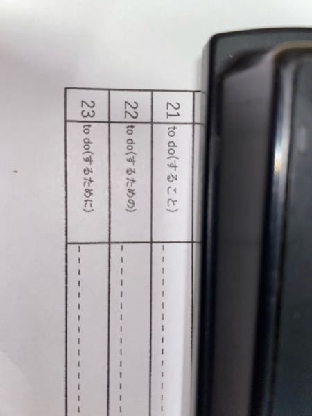 英語で短文を作りたいんです 写真の3つのtodoの使い Yahoo 知恵袋