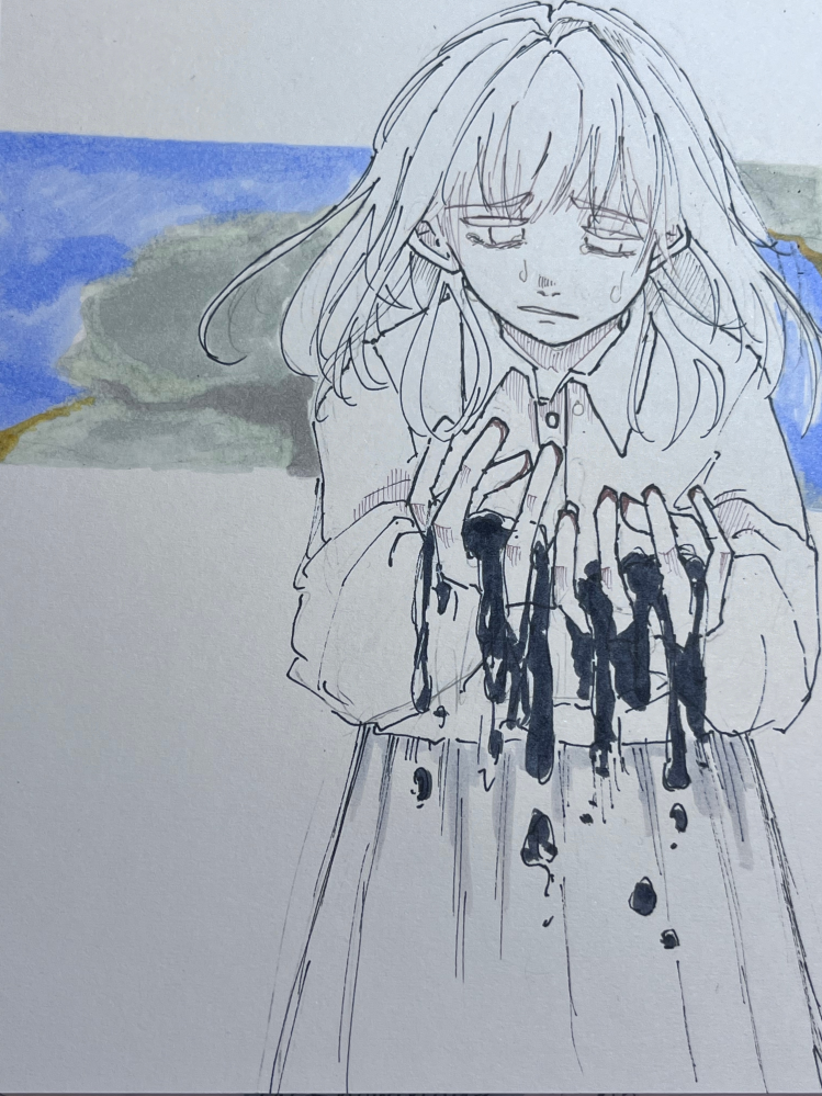 これを描いた人の偏見などあったら教えて欲しいです 明るい絵も描きます Yahoo 知恵袋
